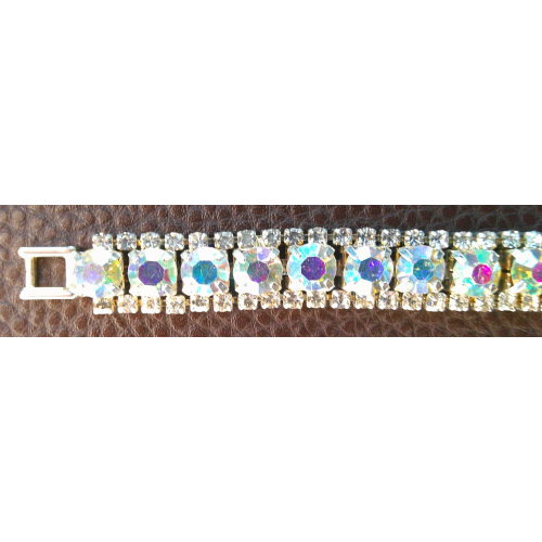 Aurora Borealis Glass Bracelet